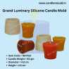 Grand Luminary Silicone Candle Mold HBY513, Niral Industries