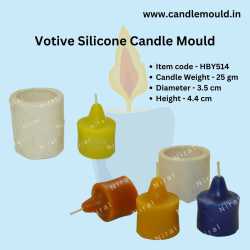 Votive Candle Mould HBY514,...