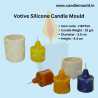 Votive Candle Mould HBY514, Niral Industries.