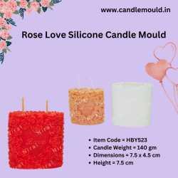 Rose Love Silicone Candle...