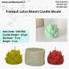 Tranquil Bloom silicone Candle Mold HBY560, Niral Industries