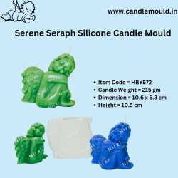 Serene Seraph silicone Candle Mold HBY572, Niral Industries