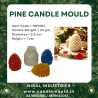 Majestic Pinecone silicone Candle Mold HBY582, Niral Industries