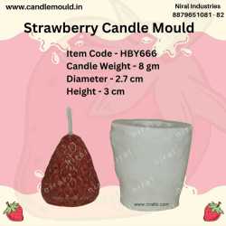 Strawberry Silicone Candle...