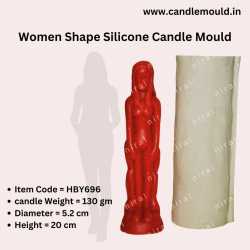 Women Shape Silicone Candle...