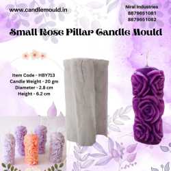 Small Rose Pillar Silicone...