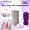 Small Rose Pillar Silicone Candle Mould HBY713, Niral Industries