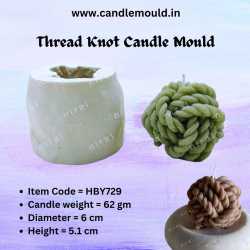 Thread Silicone Knot Candle...