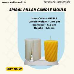 Spiral Pillar Candle Mould...