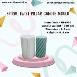 Spiral Twist Pillar Candle...