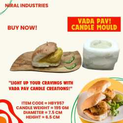 Vadapav Silicone Candle...