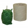 Small Owl Silicone Rubber Candle Mould HBY603, Niral Industries