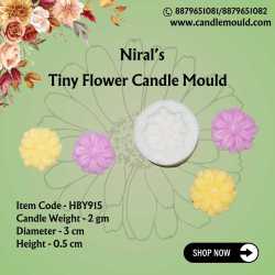 Tiny Flower Silicone Candle...