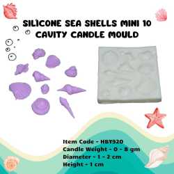 Silicone Seashells Mini 10...