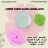 Floating Flower Silicone Candle Mould HBY926, Niral Industries.