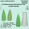 Tri - Dimensional Christmas Tree Candle Mould HBY902, Niral Industries.