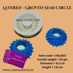 Layered - Groved Semi...