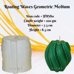 Cosmic Ripples Silicone Candle Mould HBY811, Niral Industries