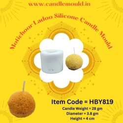 Motichoor Ladoo Silicone Candle Mould HBY819, Niral Industries