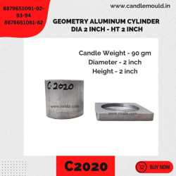 Niral's Aluminum Geometry Cylinder Dia 2 inch - Ht 2 inch