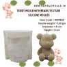 Adorable Beads Teddy Silicone Candle Mould HBY838, Niral Industries