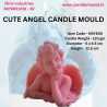 Cute Angel with Wings Silicone Mould HBY839, Niral Industries