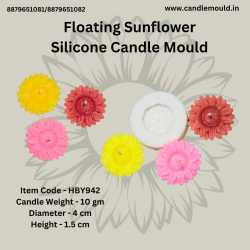 Floating Sunflower Silicone...