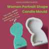 Empowered Woman Silicone Candle Mould HBY860, Niral Industries