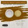 Good Day Biscuit Silicone Candle Mould HBY867, Niral Industries