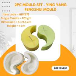 2pc mould set Ying Yang...