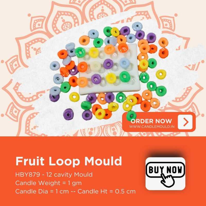 Fruit Loops 12 Cavity Mould HBY879, Niral Industries.