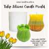 Delicate Tulip Silicone Candle Mold HBY787, Niral Industries