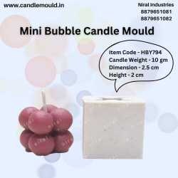 Mini Bubble Silicone Candle...