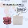 Mini Bubble Silicone Candle Mould HBY794, Niral Industries