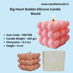 Big Heart Bubble Silicone...