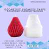 Geometric Rhombus Shape Silicone Candle Mould HBY762, Niral Industries