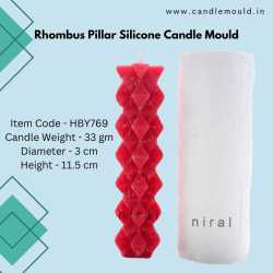 Rhombus Pillar Silicone...