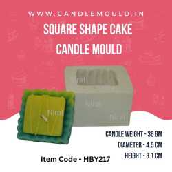 Square Shape Cake Candle...