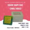 Square Shape Cake Candle Mould HBY217, Niral Industries