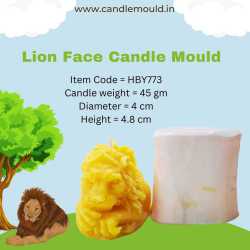 Lion Face Silicone Candle...