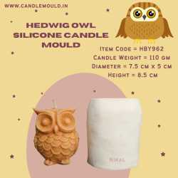 Hedwig Owl Silicone Candle...