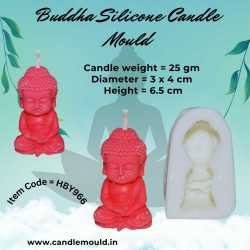 Sitting Buddha Candle Mould...