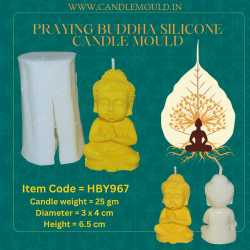 Praying Buddha Candle Mould...