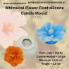 Whimsical Flower Float Silicone Candle Mould SL161, Niral Industries