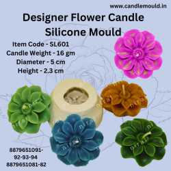 Designer Flower Candle...