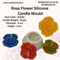 Rose Flower Silicone Candle...