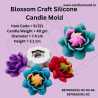 Blossom Craft Silicone Candle Mold SL721, Niral Industries