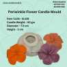 Periwinkle Flower Candle Mould SL181, Niral Industries.