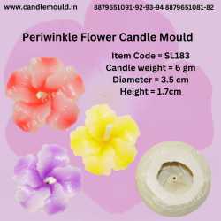 Periwinkle Flower Candle...