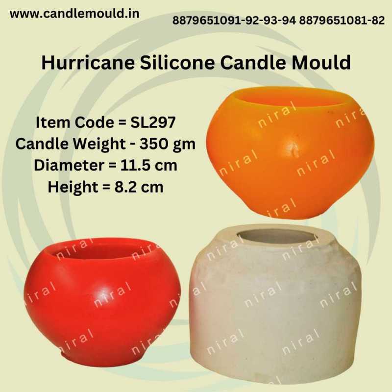 Hurricane Candle Mould SL297, Niral Industries.